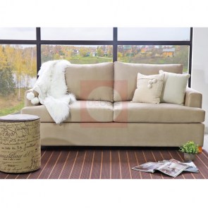 sillon Gerome  pana natural tres cuerpos